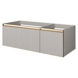 Тумба под раковину Armadi Art Quatro 790-M2-120-CM-RIB-MG 120 см кашемир/золото матовое